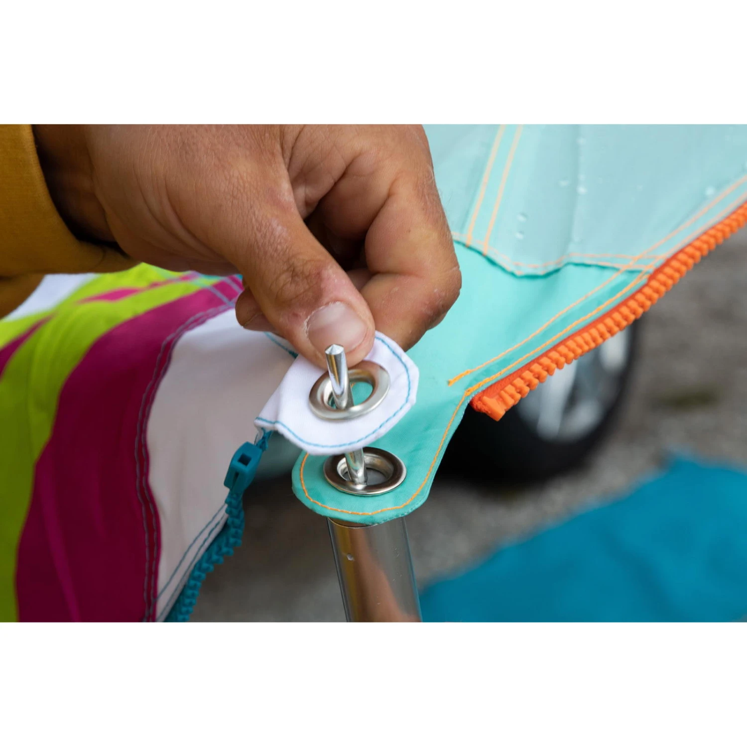 BENT Zip-Canvas Caribbean - Sonnensegel 8 BENT Zip-Canvas Caribbean - Sonnensegel – Bild 6