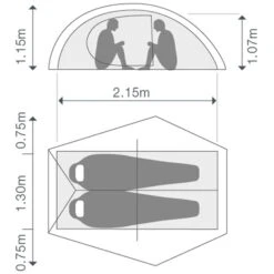 EXPED Mira II HL - Leichtes 2-Personen-Zelt -Tatonka Verkäufe exped mira ii hl leichtes 2 personen zelt ep 7640445457170 0