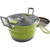 GSI Escape Set - Faltbarer Kochtopf Und Pfanne -Tatonka Verkäufe gsi escape set faltbarer kochtopf und pfanne green 50236 0