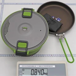 GSI Escape Set - Faltbarer Kochtopf Und Pfanne -Tatonka Verkäufe gsi escape set faltbarer kochtopf und pfanne green 50236 2