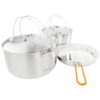 GSI Galcier Stainless Troop Cookset - Kochset -Tatonka Verkäufe gsi galcier stainless troop cookset kochset 68208 5