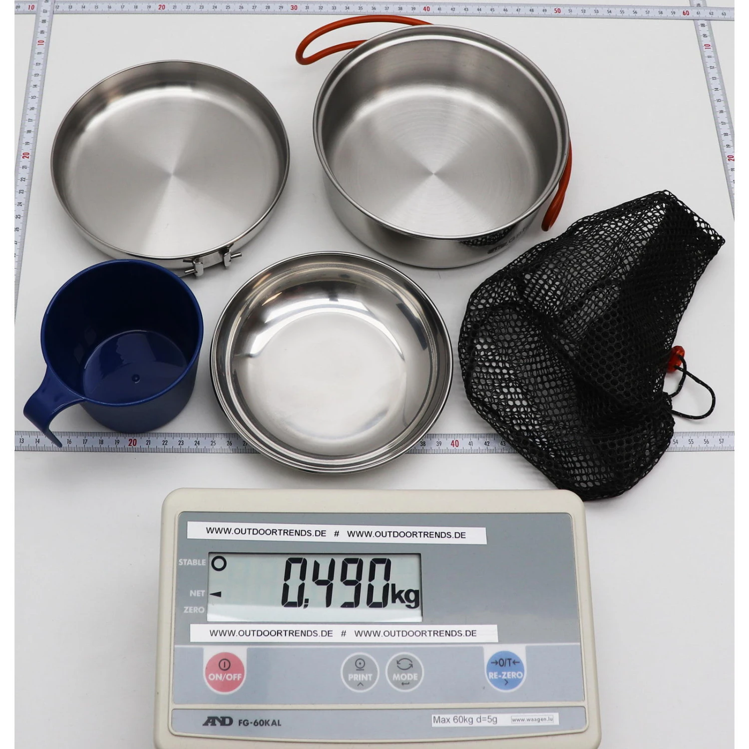 GSI Glacier Stainless 1 Person Mess Kit - Kochset 4 GSI Glacier Stainless 1 Person Mess Kit - Kochset – Bild 2