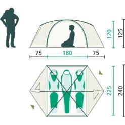 Jack Wolfskin Eclipse III - 3-Personen-Zelt -Tatonka Verkäufe jack wolfskin eclipse iii 3 personen zelt jw 3008071 4181 os 4