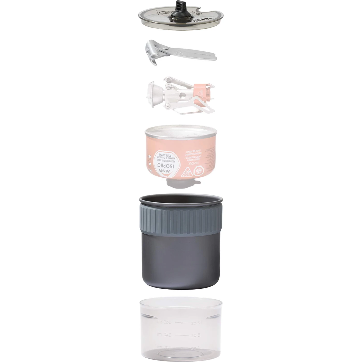 MSR Trail Mini Solo - Kochset 3 MSR Trail Mini Solo - Kochset