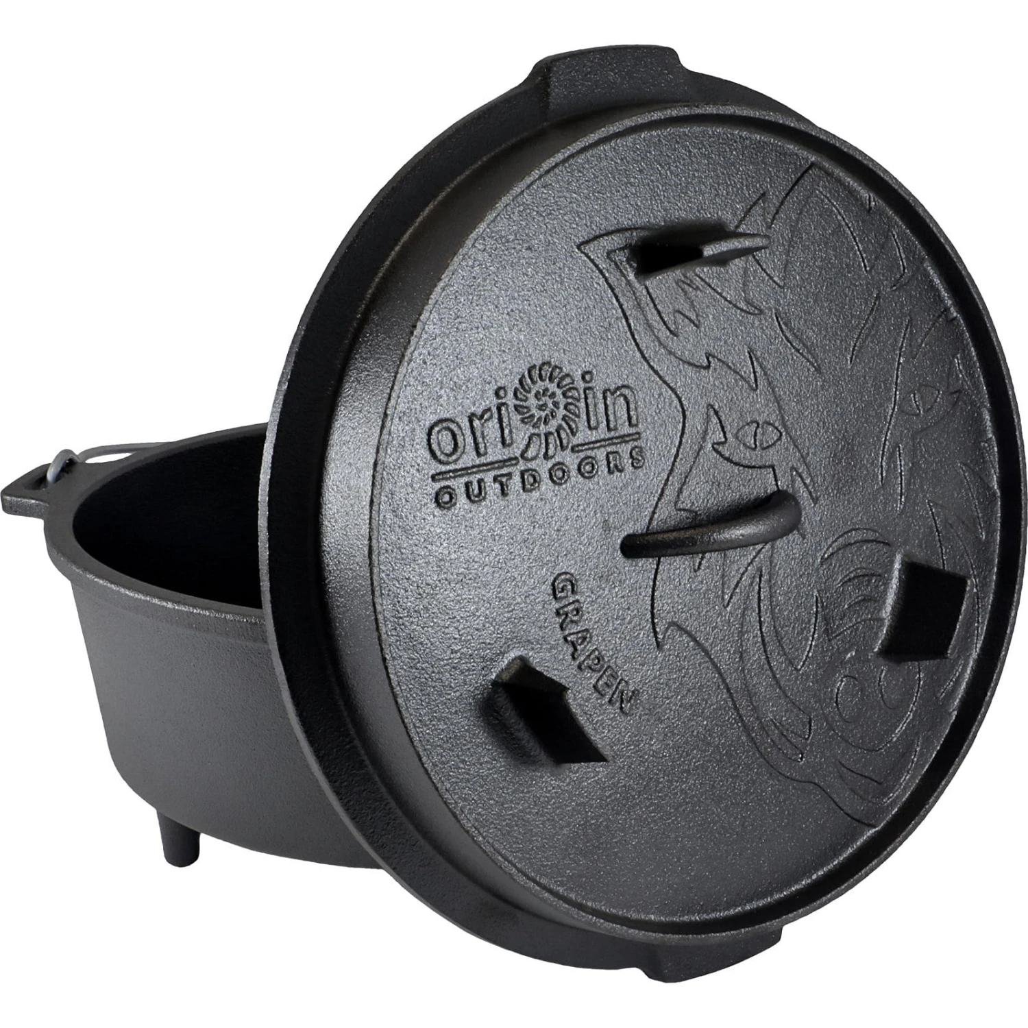 Origin Outdoors Grapen 12 - Feuertopf 4 Origin Outdoors Grapen 12 - Feuertopf – Bild 2