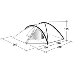 Outwell Cloud 4 - Vier-Personen-Zelt 13 Outwell Cloud 4 - Vier-Personen-Zelt -Tatonka Verkäufe outwell cloud 4 vier personen zelt green grey rl 150176 1