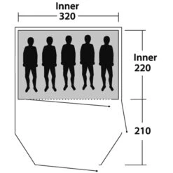 Outwell Earth 5 - Fünf-Personen-Tunnel-Zelt 14 Outwell Earth 5 - Fünf-Personen-Tunnel-Zelt -Tatonka Verkäufe outwell earth 5 fuenf personen tunnel zelt green grey rl 150173 1