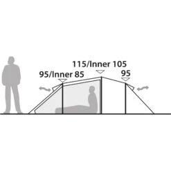 Robens Nordic Lynx 3 - Drei-Personen-Tunnelzelt -Tatonka Verkäufe robens nordic lynx 3 drei personen tunnelzelt green rl 152178 15