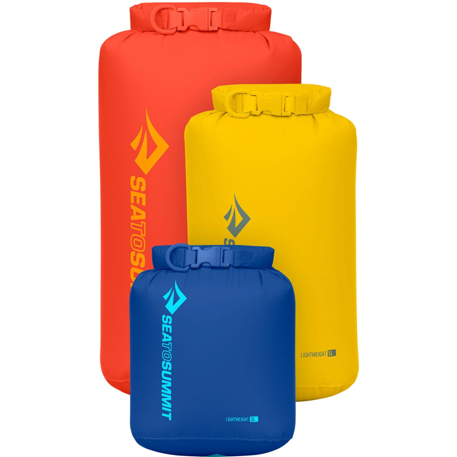 Sea To Summit Lightweight Dry Bag 3-5-8 Set - Trockensäcke 3 Sea To Summit Lightweight Dry Bag 3-5-8 Set - Trockensäcke