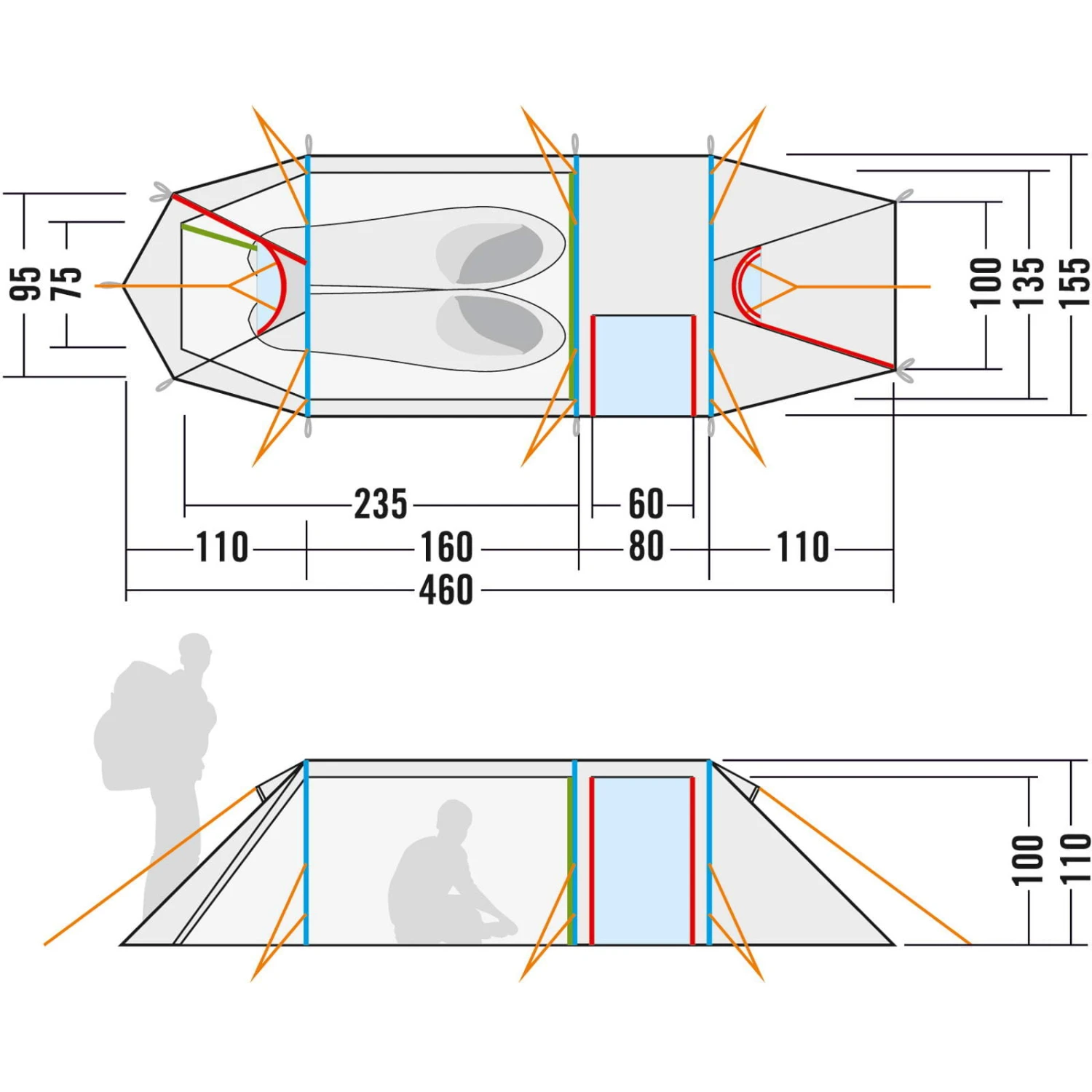 Tatonka Alaska 2.235 PU - Zwei-Personen-Zelt 6 Tatonka Alaska 2.235 PU - Zwei-Personen-Zelt – Bild 4