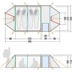 Tatonka Alaska 4 PU - Familien-Zelt 9 Tatonka Alaska 4 PU - Familien-Zelt -Tatonka Verkäufe tatonka alaska 4 pu familien zelt tat 2459 208 12