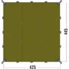 Tatonka Tarp 1 - Zeltplane -Tatonka Verkäufe tatonka tarp 1 light olive 2485 210 2