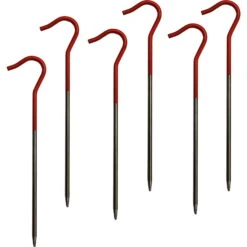 VARGO Titanium Tent Stake Fluorescent - Titanium Heringe