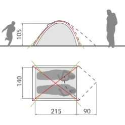 VAUDE Campo Compact 2P - 2-Personen-Zelt -Tatonka Verkäufe vaude campo compact 2p 2 personen zelt vau 14219 1700 5