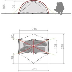 VAUDE Space Seamless 1-2P - Zelt -Tatonka Verkäufe vaude space seamless 1 2p zelt cress green vau 14423 1820 4
