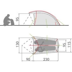 VAUDE Taurus 2P - Zwei-Personen-Zelt -Tatonka Verkäufe vaude taurus 2p zwei personen zelt 11498 4590 7