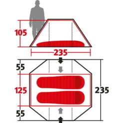 Wechsel Pioneer Zero-G - 2-Personen-Zelt -Tatonka Verkäufe wechsel pioneer zero g 2 personen zelt green wec 231054 2