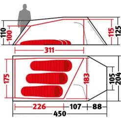 Wechsel Tempest 3 Zero-G - 3-Personen-Zelt -Tatonka Verkäufe wechsel tempest 3 zero g personen zelt green wec 231052 2
